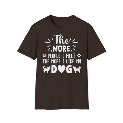 Doggy Unisex Softstyle T-Shirt - Comfortable Everyday Wear - So ist Leben
