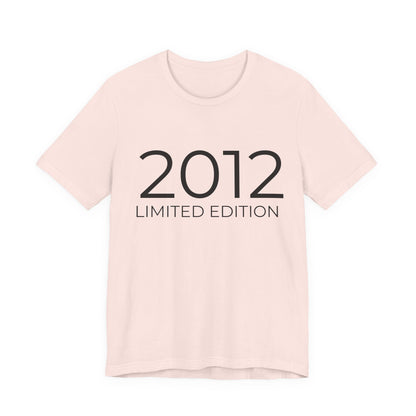 Limited Edition T‑Shirt – Jahrgang 2012 Printify