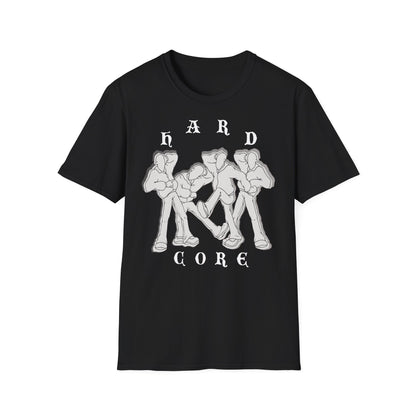 hardcore gabber Playful Unisex Softstyle T-Shirt - Casual Wear, Gift for Friends, Cartoon Design, Art Lover Apparel, Everyday Comfort Printify