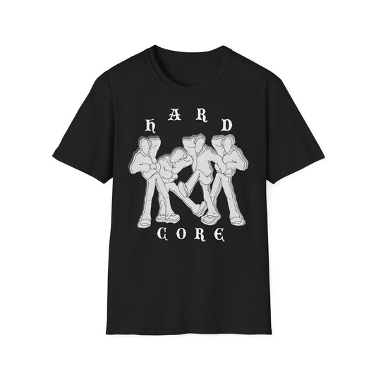 hardcore gabber Playful Unisex Softstyle T-Shirt - Casual Wear, Gift for Friends, Cartoon Design, Art Lover Apparel, Everyday Comfort Printify