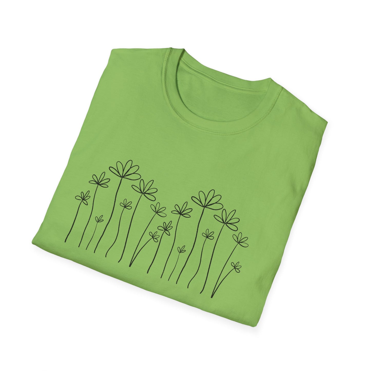 Faith & Love Floral Unisex Softstyle T-Shirt