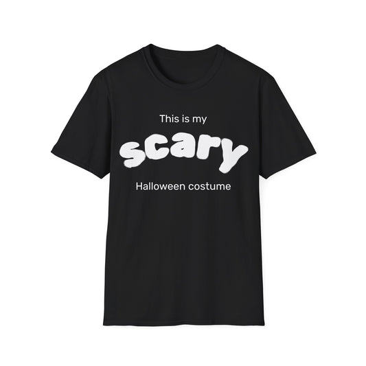 Halloween Costume T-Shirt, Unisex Softstyle Tee, Funny Scary Shirt, Casual Wear, October Celebration Apparel Printify