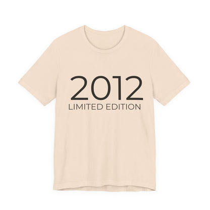 Limited Edition T‑Shirt – Jahrgang 2012 Printify