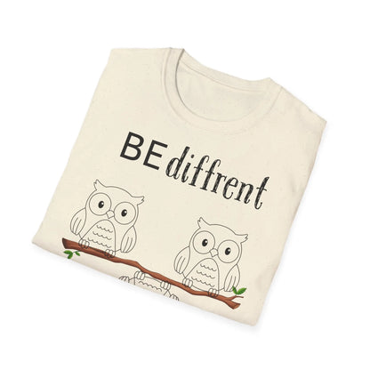 Unisex Softstyle T-Shirt - Be Different Owls - So ist Leben