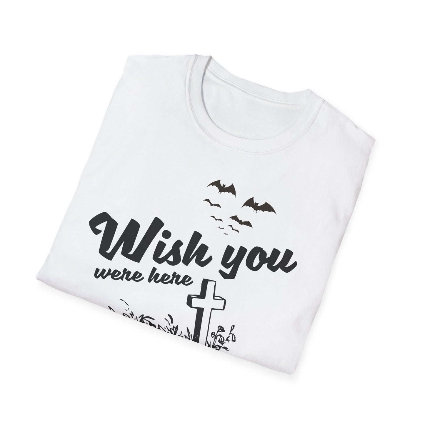 Stylish Graphic Tee for Casual Outings, Perfect for Halloween or Everyday Wear, Gift for Friends, Unisex Softstyle T-Shirt with 'Wish [...] Printify