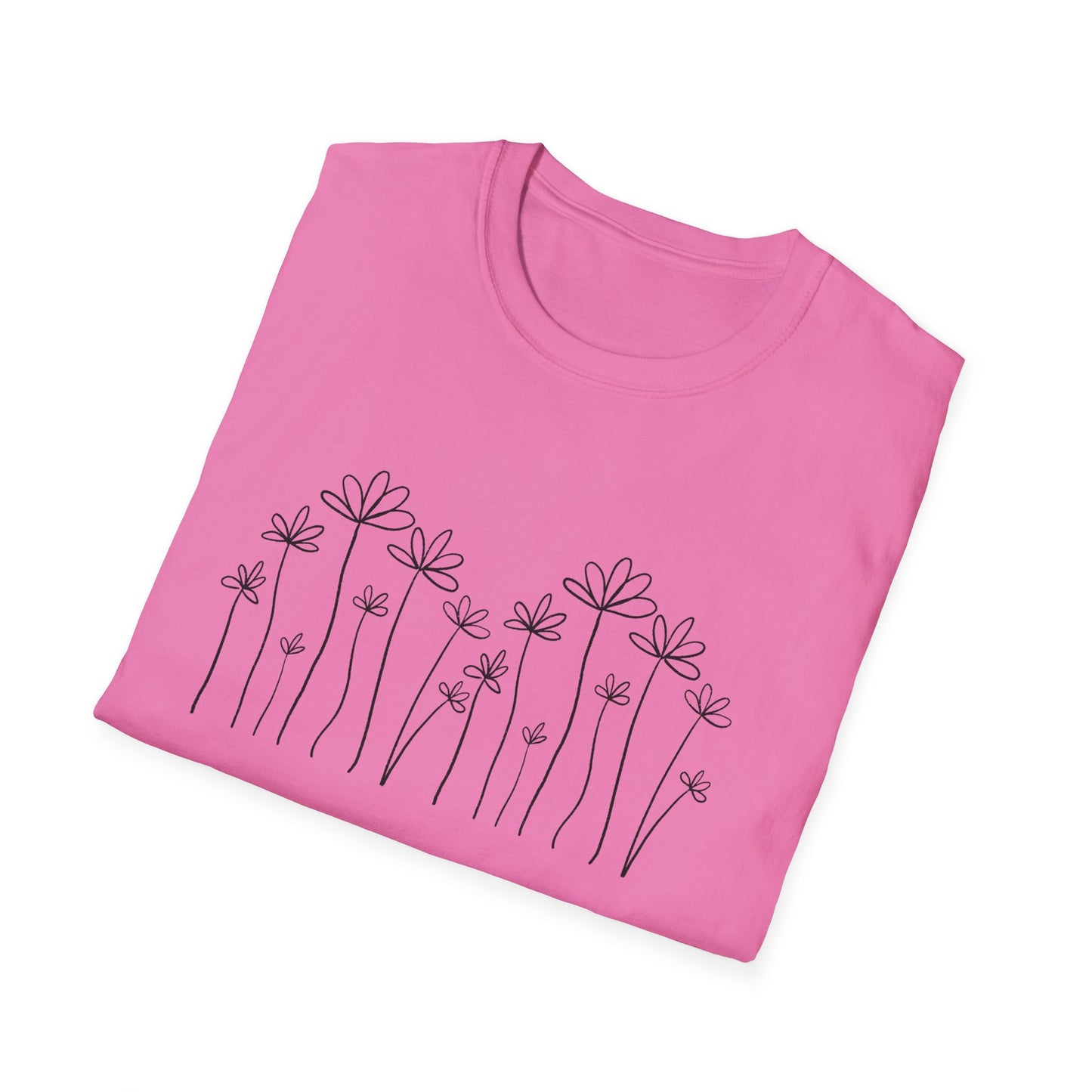 Faith & Love Floral Unisex Softstyle T-Shirt
