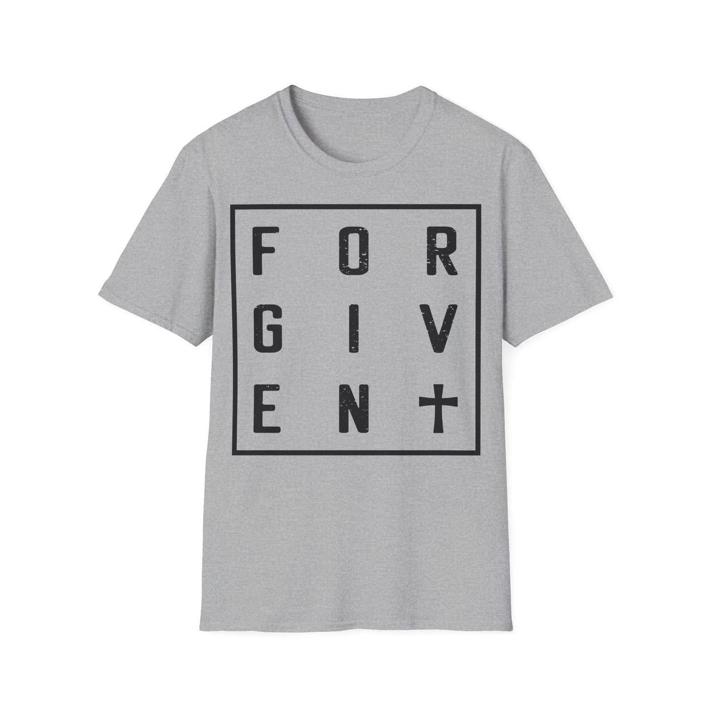 Unisex Forgiven Graphic Tee - Softstyle T-Shirt for Inspirational Living
