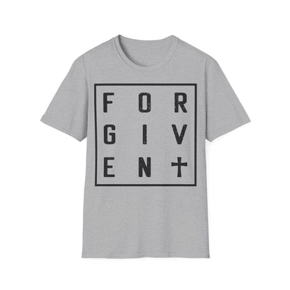 Unisex Forgiven Graphic Tee - Softstyle T-Shirt for Inspirational Living