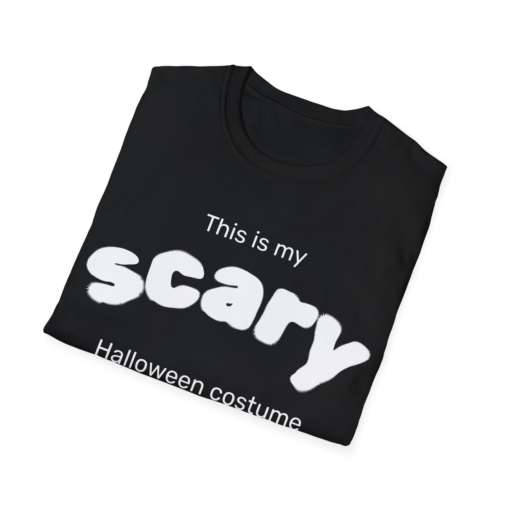 Halloween Costume T-Shirt, Unisex Softstyle Tee, Funny Scary Shirt, Casual Wear, October Celebration Apparel Printify