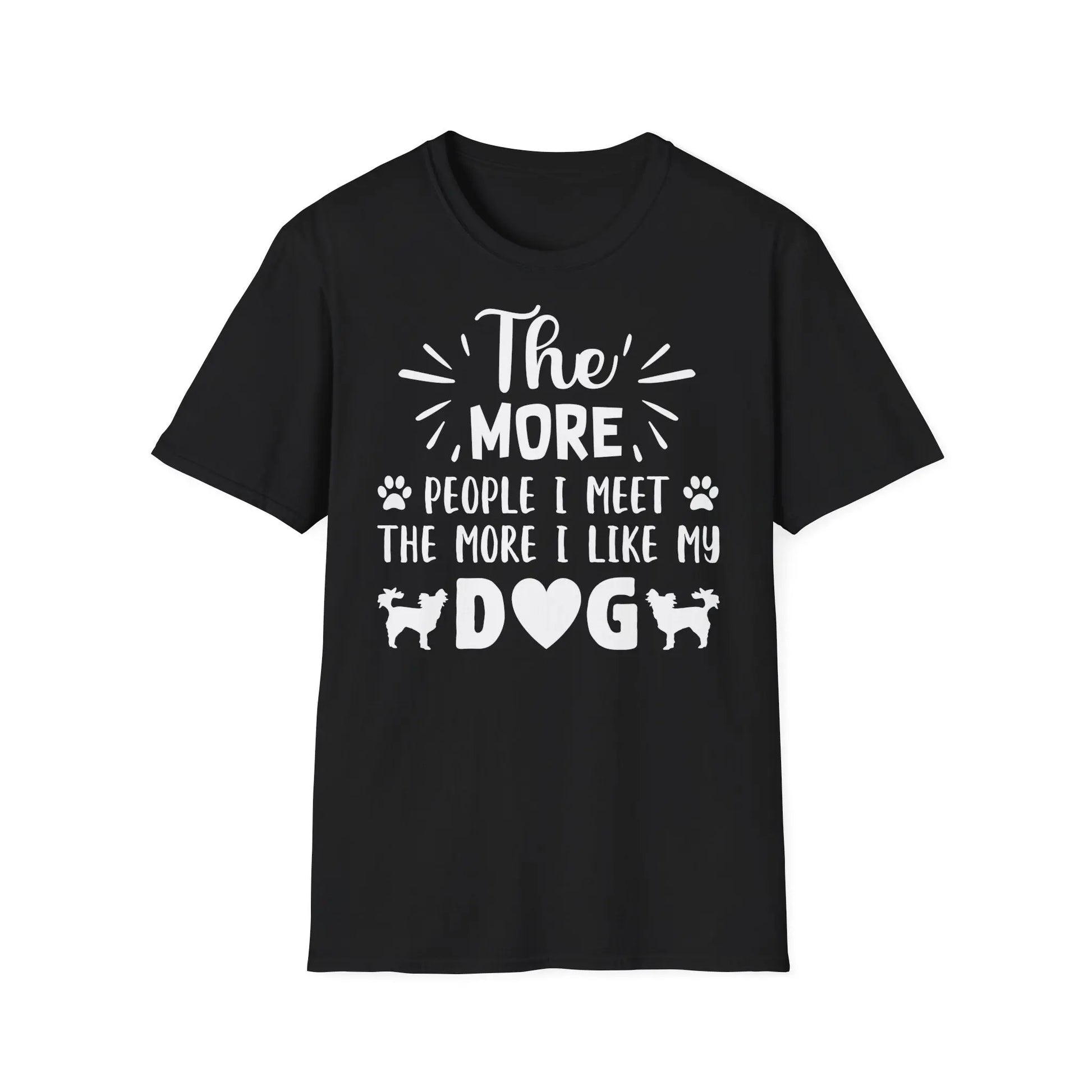 Doggy Unisex Softstyle T-Shirt - Comfortable Everyday Wear - So ist Leben