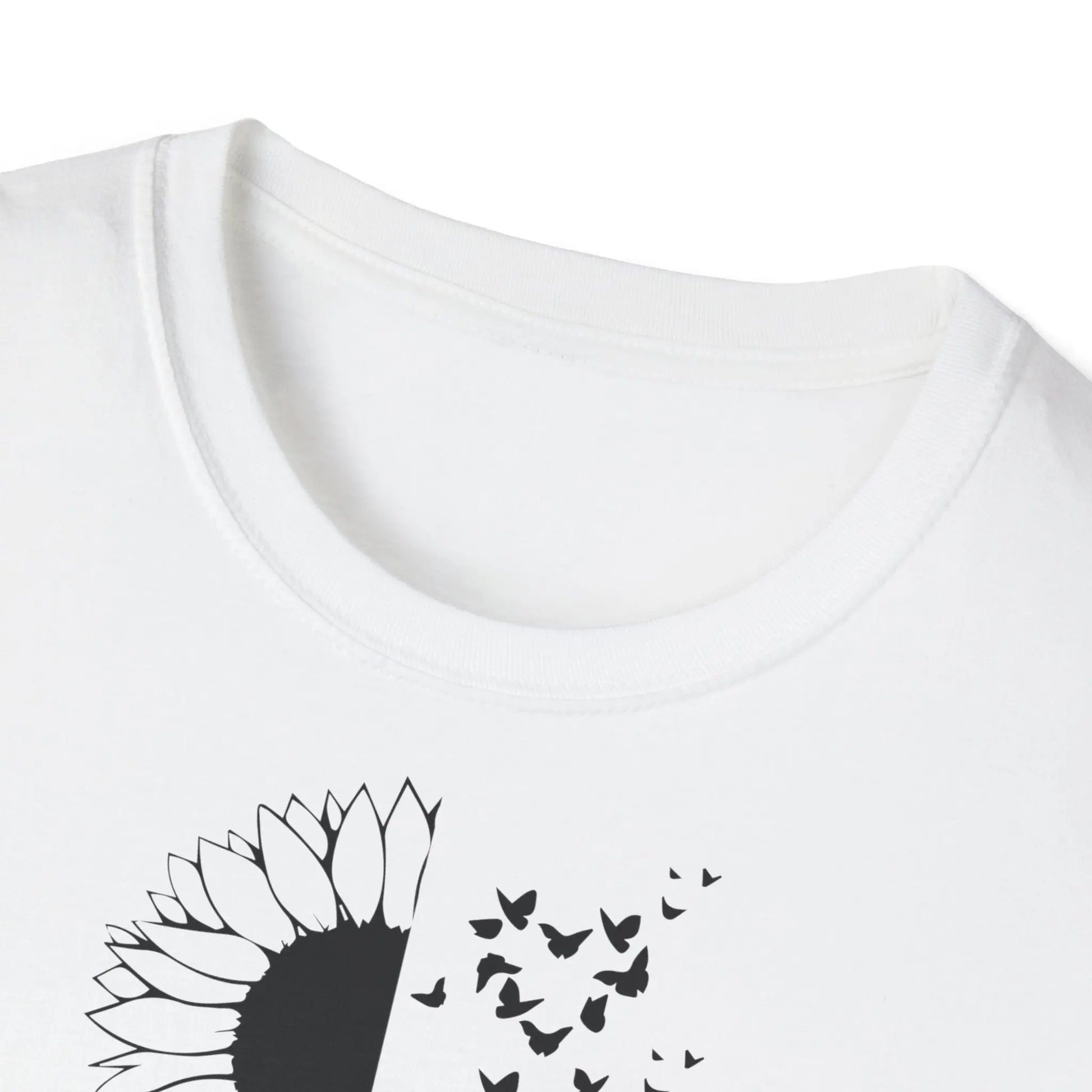 Faith Sunflower Unisex Softstyle T-Shirt - Inspirational Graphic Tee - So ist Leben