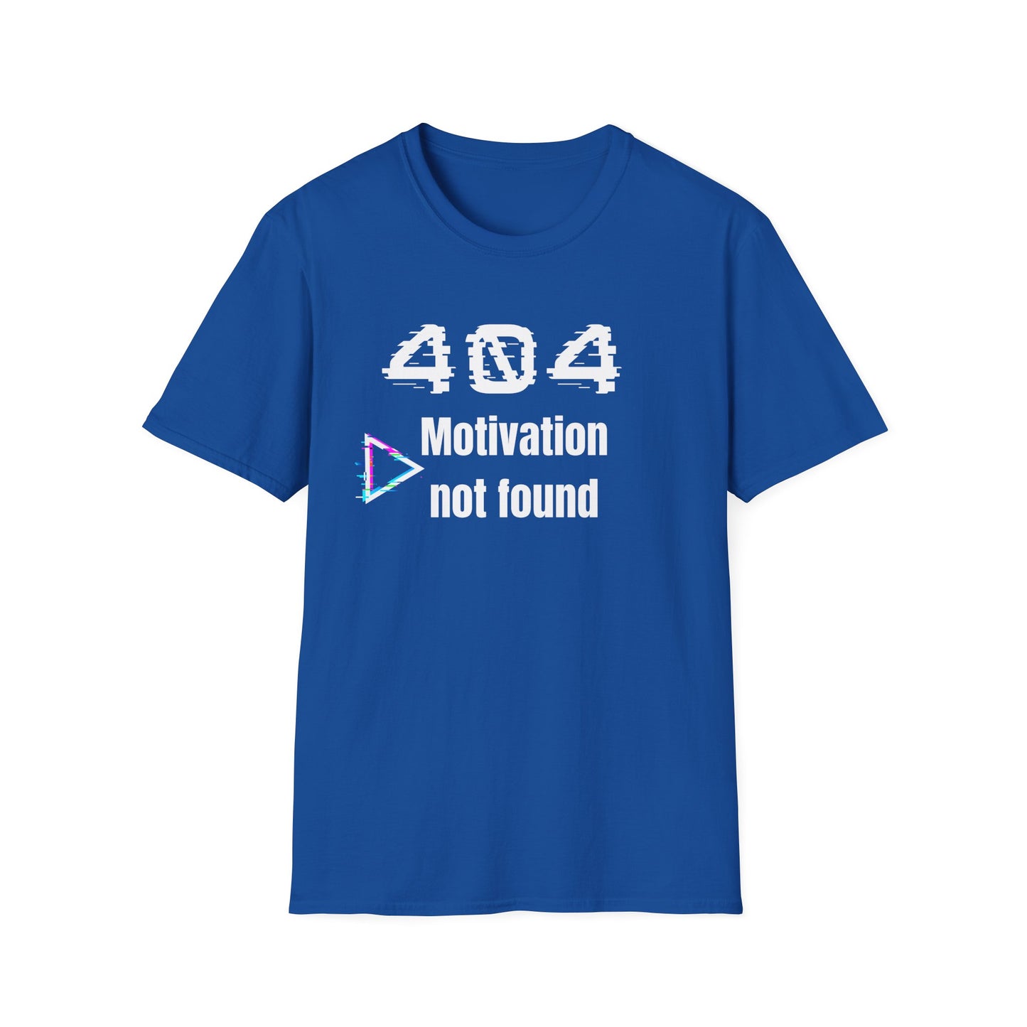 404 - Motivation not found - T‑Shirt aus Baumwolle Printify