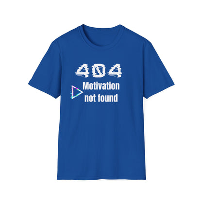 404 - Motivation not found - T‑Shirt aus Baumwolle Printify