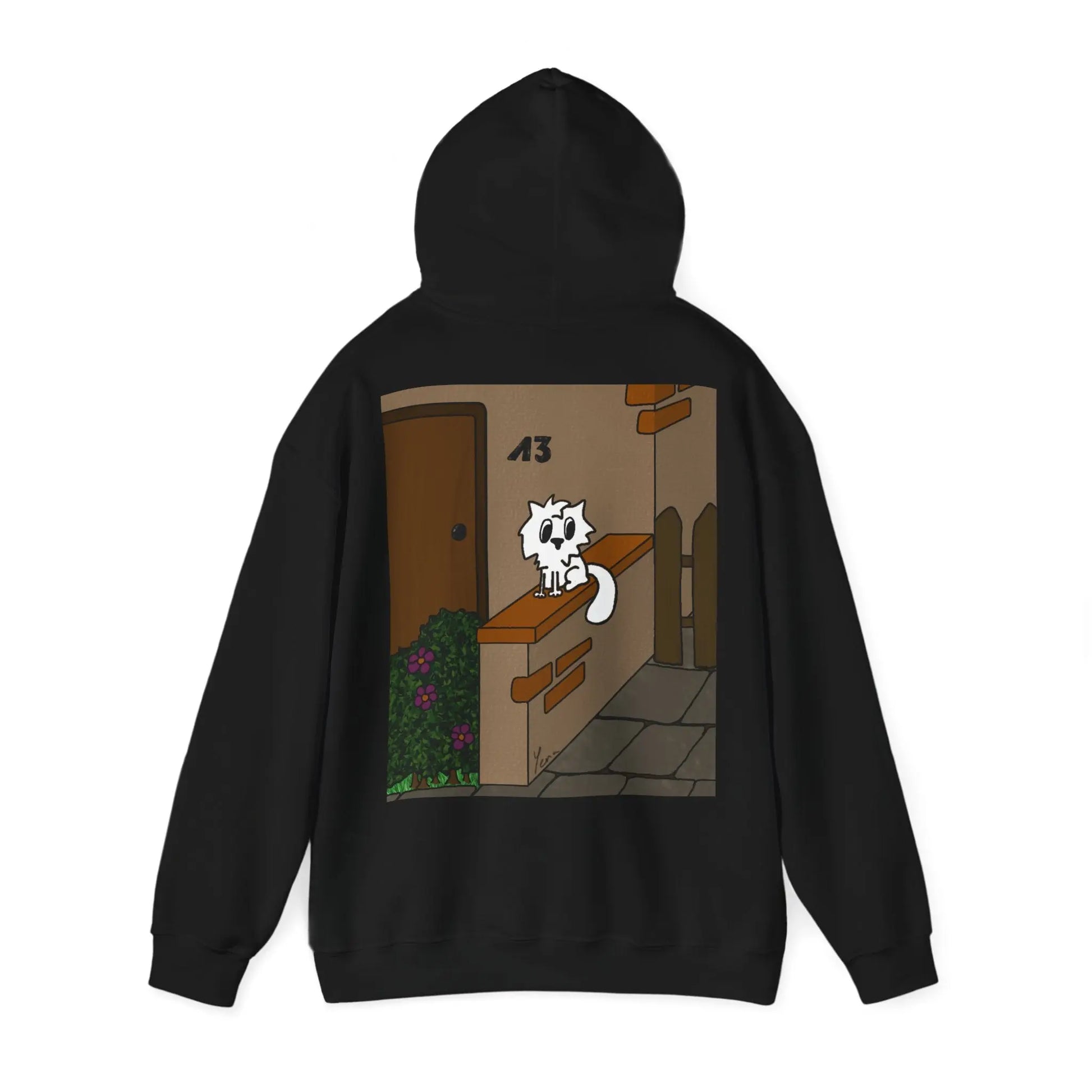 Niedliches Katzen-Design Unisex Hoodie – Perfekt für Katzenliebhaber & gemütliche Tage - So ist Leben