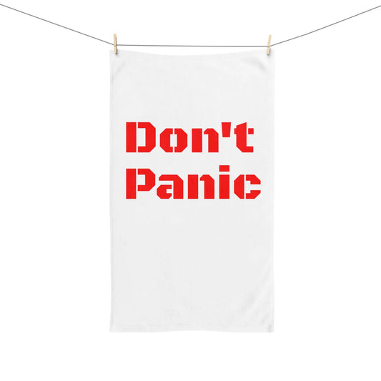 Lustiges motivierendes Handtuch – "Don't Panic" Küchentuch für Zuhause und als Geschenk - So ist Leben