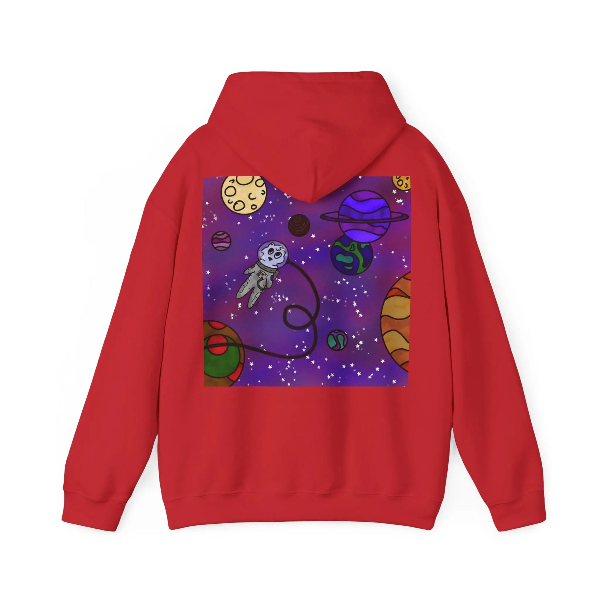 Niedliches Galaxy-Katzen-Design Unisex Hoodie – Perfekt für gemütliche Tage - So ist Leben