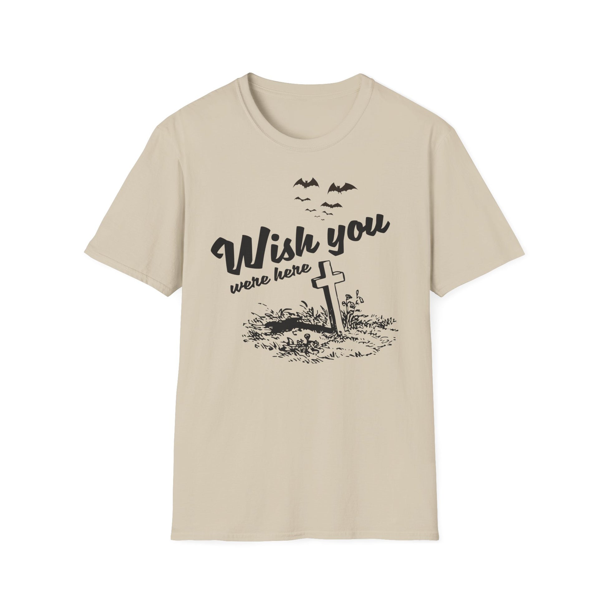 Stylish Graphic Tee for Casual Outings, Perfect for Halloween or Everyday Wear, Gift for Friends, Unisex Softstyle T-Shirt with 'Wish [...] Printify