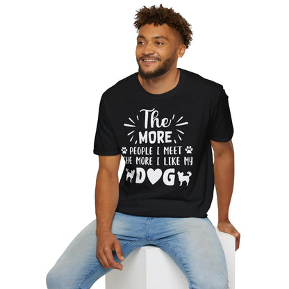 Doggy Unisex Softstyle T-Shirt - Comfortable Everyday Wear - So ist Leben