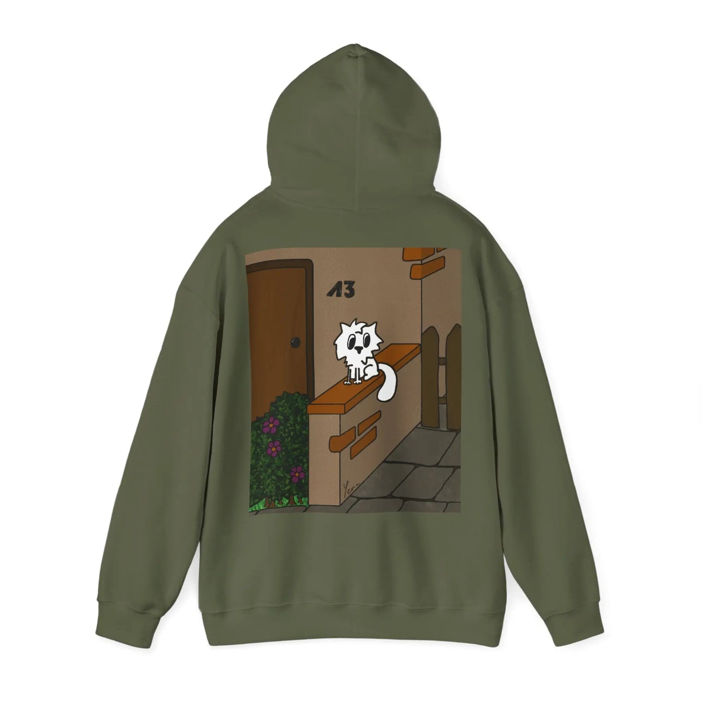 Niedliches Katzen-Design Unisex Hoodie – Perfekt für Katzenliebhaber & gemütliche Tage - So ist Leben