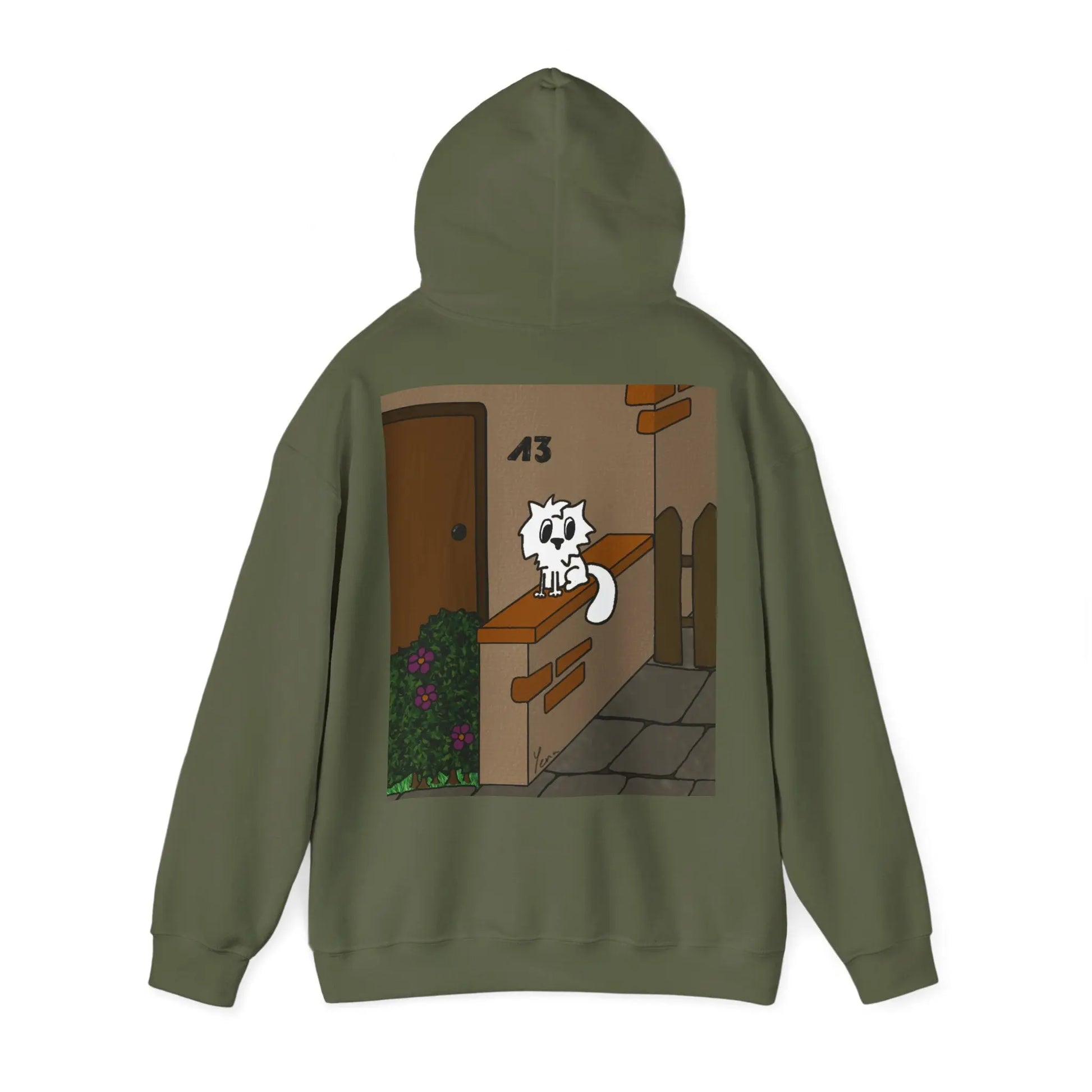 Niedliches Katzen-Design Unisex Hoodie – Perfekt für Katzenliebhaber & gemütliche Tage - So ist Leben
