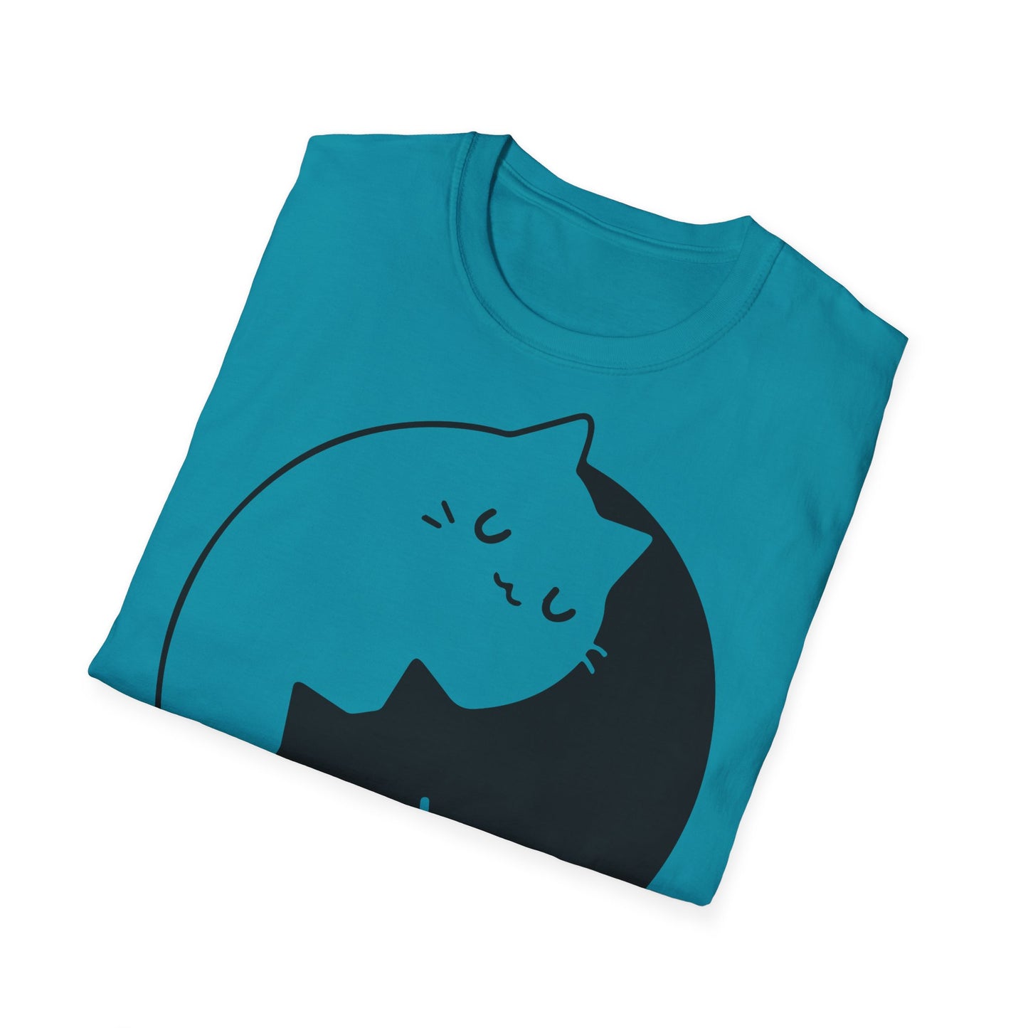 Yin-Yang Katzen Unisex Softstyle T-Shirt: Kuschelig, stilvoll, komfortabel, elegant
