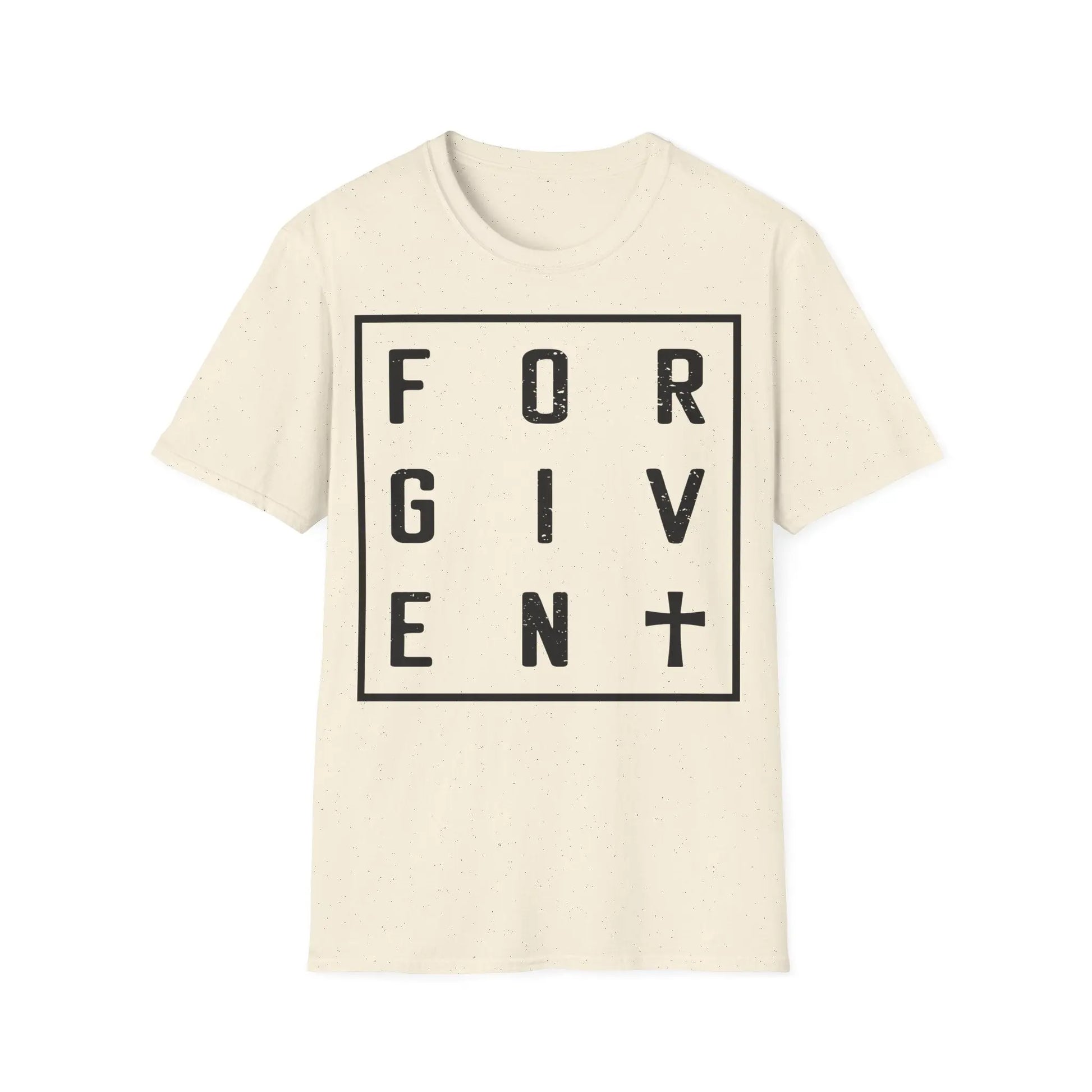 Unisex Forgiven Graphic Tee - Softstyle T-Shirt for Inspirational Living - So ist Leben
