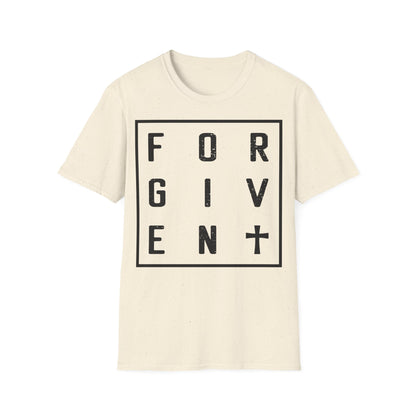 Unisex Forgiven Graphic Tee - Softstyle T-Shirt for Inspirational Living