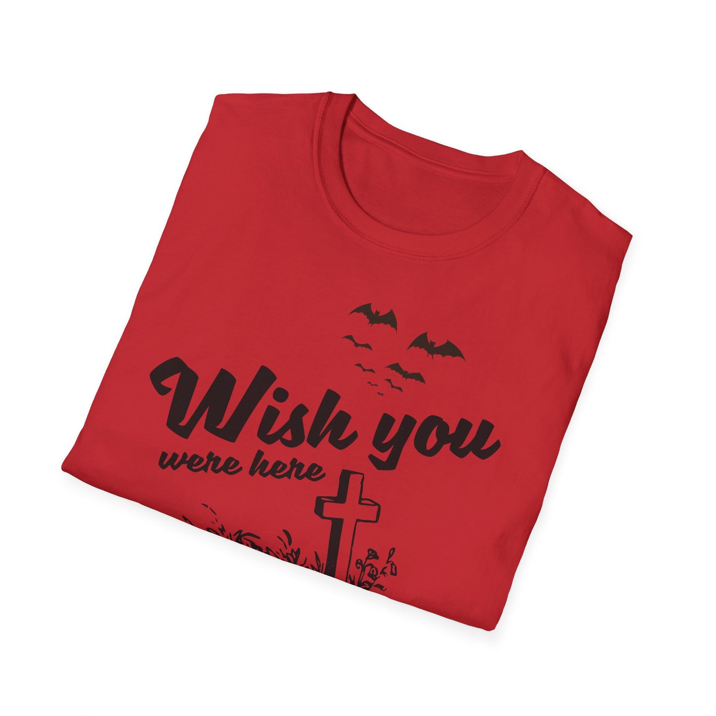 Stylish Graphic Tee for Casual Outings, Perfect for Halloween or Everyday Wear, Gift for Friends, Unisex Softstyle T-Shirt with 'Wish [...] Printify