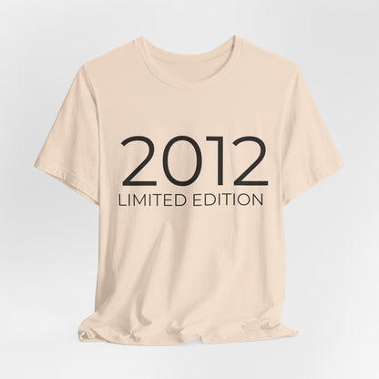 Limited Edition T‑Shirt – Jahrgang 2012 Printify