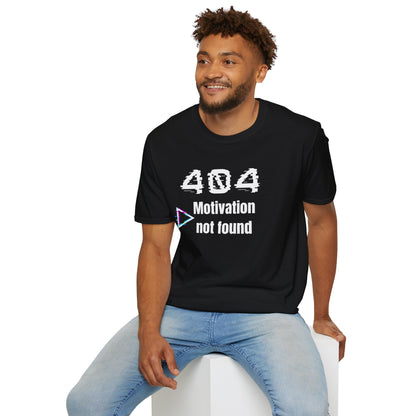 404 - Motivation not found - T‑Shirt aus Baumwolle Printify