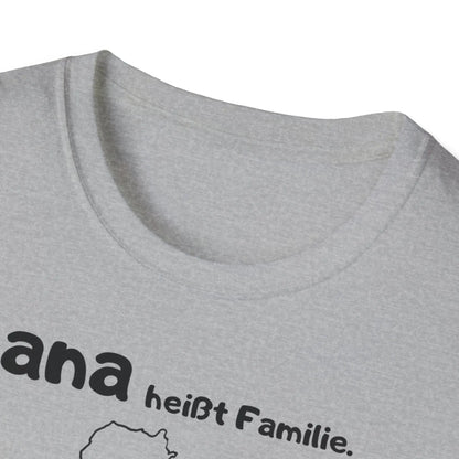 Ohana heißt Familie | Map Unisex Softstyle T-Shirt - So ist Leben