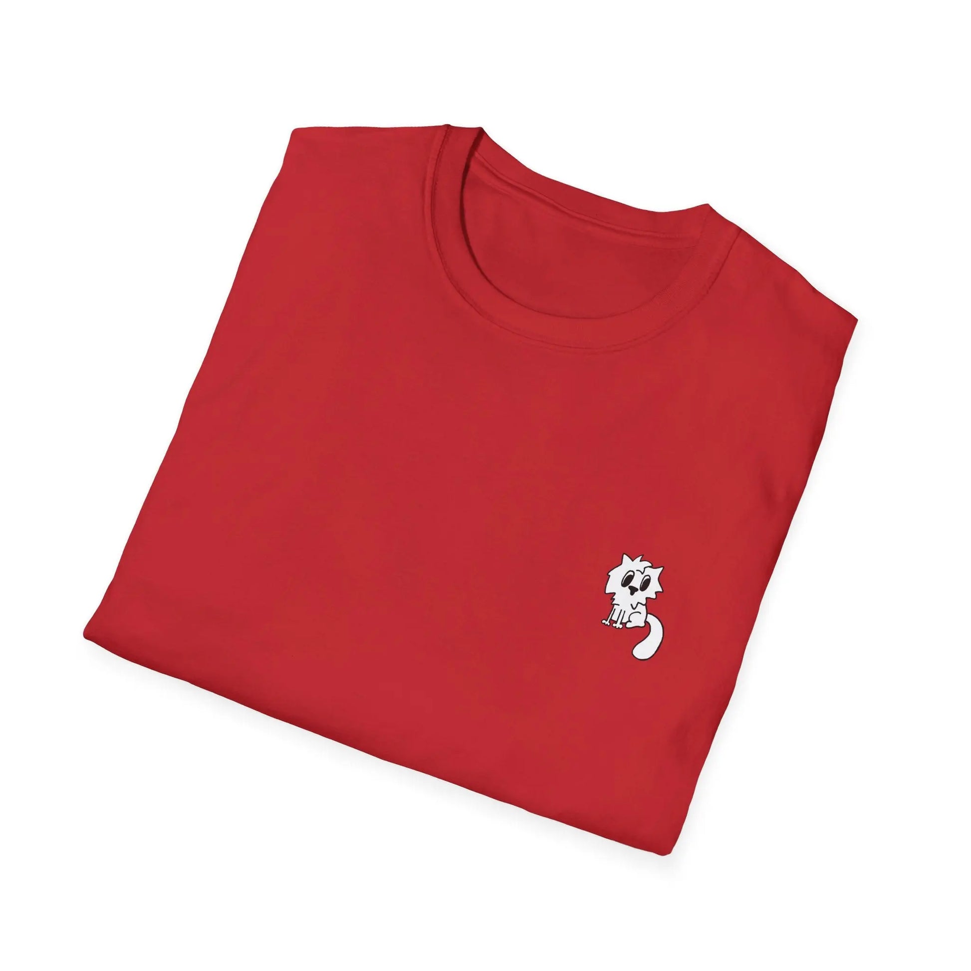 Niedliches Katzen-Unisex Softstyle T-Shirt  – Perfekt für Katzenliebhaber. - So ist Leben