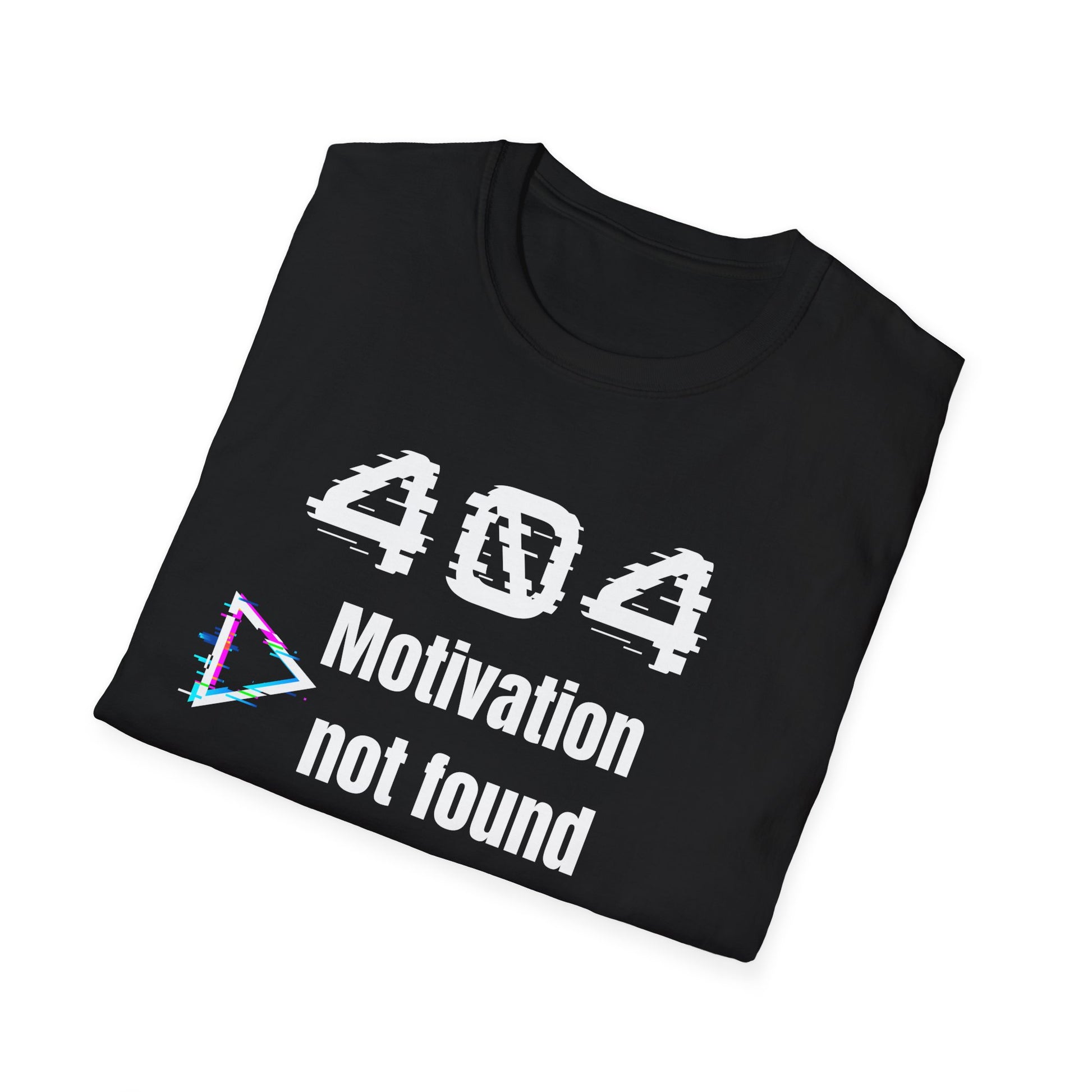 404 - Motivation not found - T‑Shirt aus Baumwolle Printify