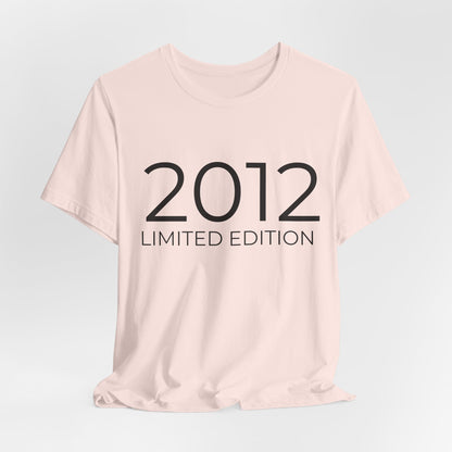 Limited Edition T‑Shirt – Jahrgang 2012 Printify