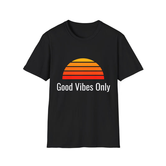 good vibes only T‑Shirt aus Baumwolle Printify