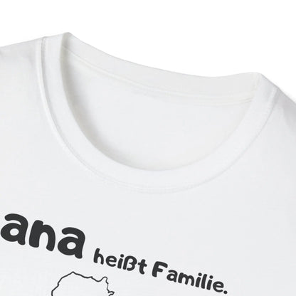 Ohana heißt Familie | Map Unisex Softstyle T-Shirt - So ist Leben