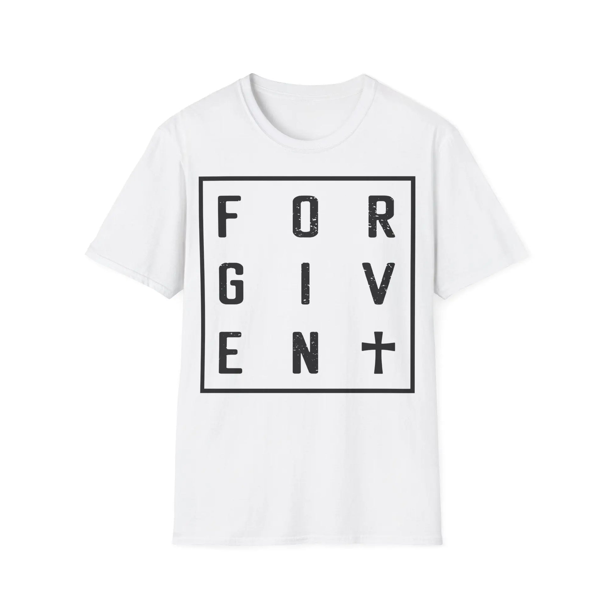 Unisex Forgiven Graphic Tee - Softstyle T-Shirt for Inspirational Living - So ist Leben