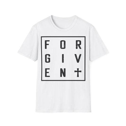 Unisex Forgiven Graphic Tee - Softstyle T-Shirt for Inspirational Living