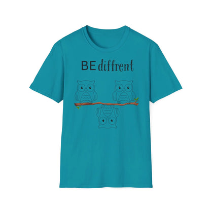 Unisex Softstyle T-Shirt - Be Different Owls - So ist Leben