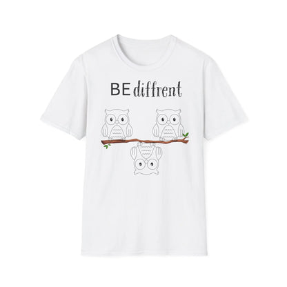 Unisex Softstyle T-Shirt - Be Different Owls - So ist Leben