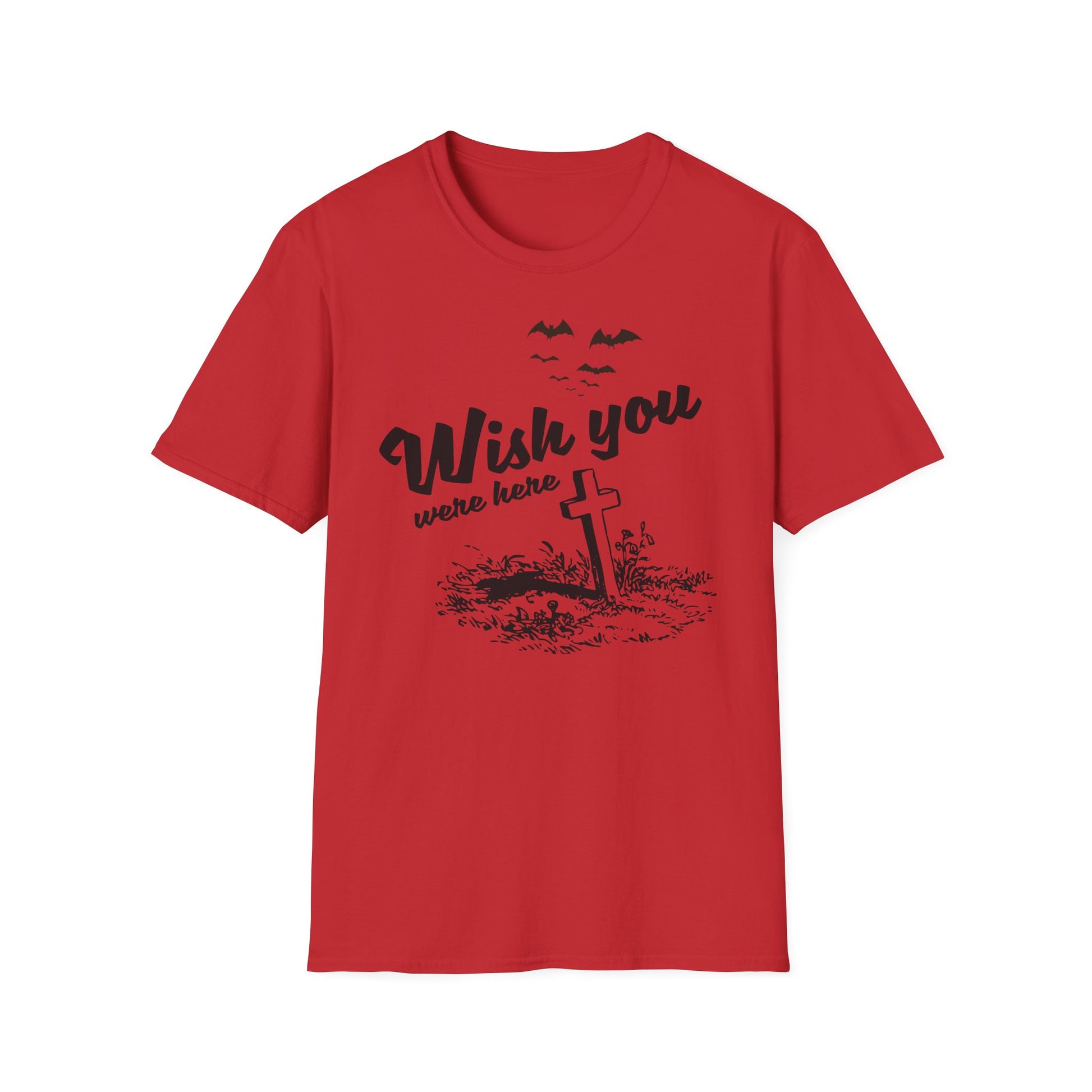 Stylish Graphic Tee for Casual Outings, Perfect for Halloween or Everyday Wear, Gift for Friends, Unisex Softstyle T-Shirt with 'Wish [...] Printify