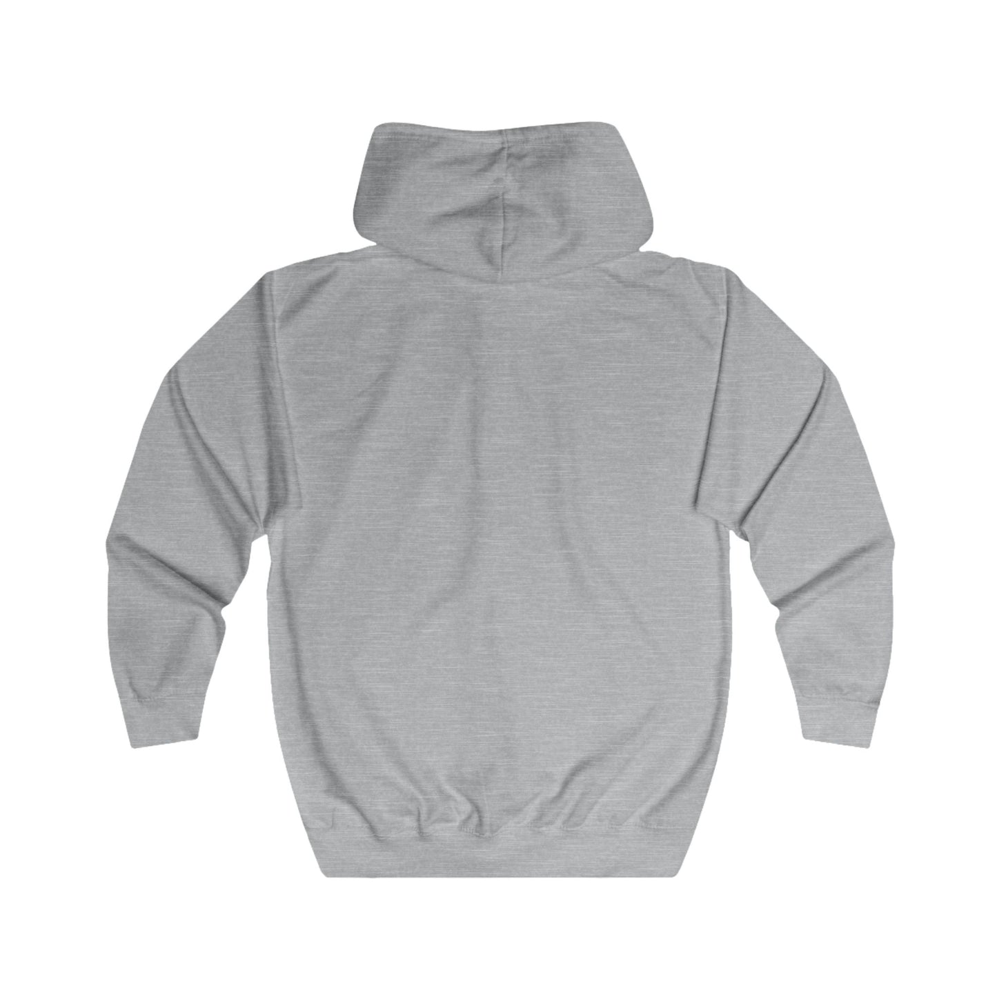 Minimalist Logo Zip Hoodie — Small Chest Emblem Printify