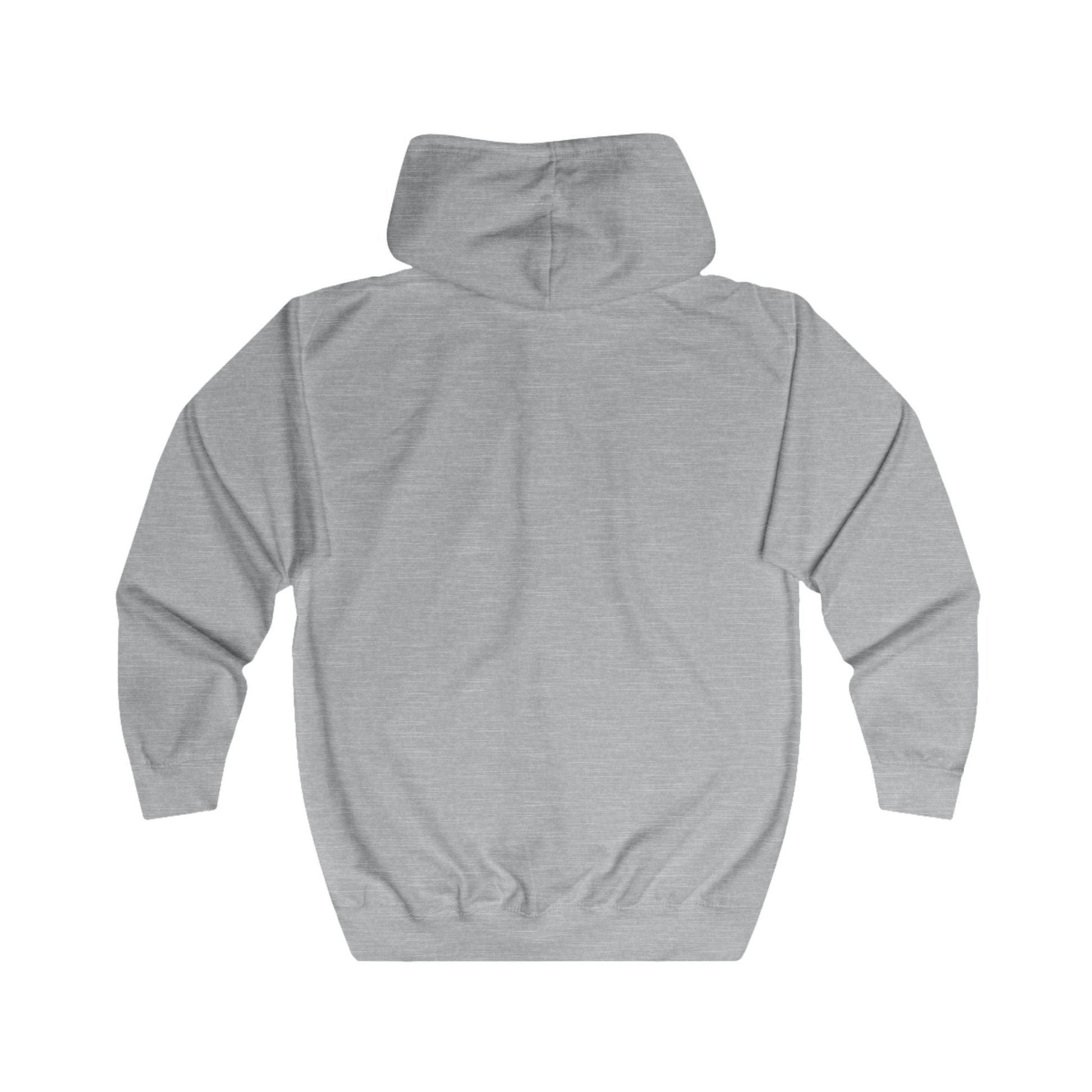 Minimalist Logo Zip Hoodie — Small Chest Emblem Printify