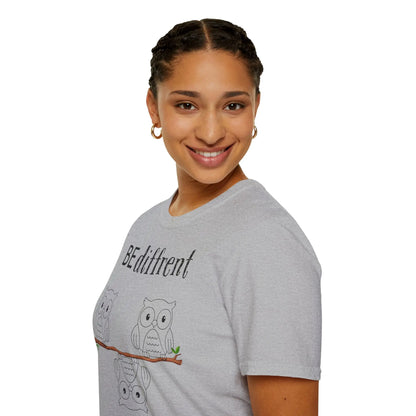 Unisex Softstyle T-Shirt - Be Different Owls - So ist Leben