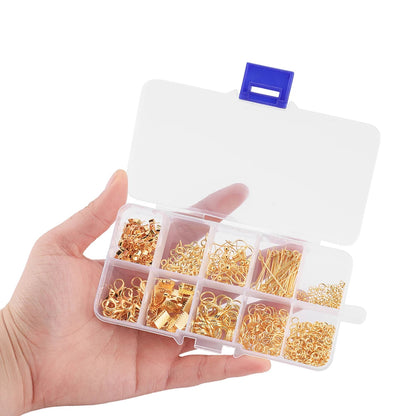 Legierung Zubehör Schmuck Erkenntnisse Set Reparatur Werkzeuge Karabinerverschluss Offene Biegeringe Ohrring Haken für DIY Schmuck Machen Liefert So ist Leben