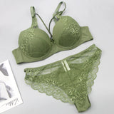 Nouvell Nahtlose Frauen Unterwäsche Sexy Spitze Push-Up Bralette Abschnitt Atmungs Weibliche Große Bh Sets Plus Größe Dessous So ist Leben