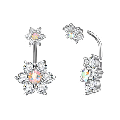 Moderner Edelstahl‑Piercingschmuck mit Zirkonia‑Motiven So ist Leben