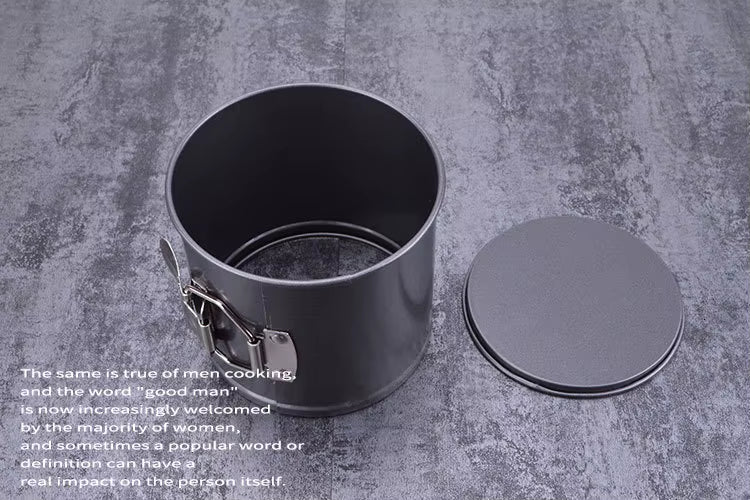 Rundes Edelstahl‑Kuchenform‑Set für kreatives Backen So ist Leben
