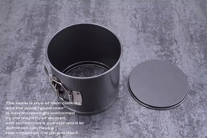 Rundes Edelstahl‑Kuchenform‑Set für kreatives Backen So ist Leben