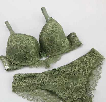 2022 neue Spitze Bohrer Bhs Set Frauen Plus Größe Push-Up Unterwäsche 34/75 36/80 38/85 40/90 42/95 ABCD Tasse Für weibliche Dessous So ist Leben